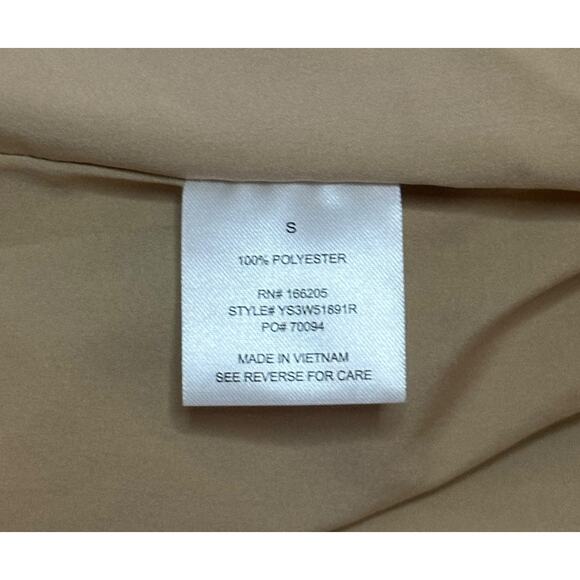 LUCKY BRAND Short Sleeve Midi Shirt Dress Button Front Leopard Coastal Brunch - Picture 12 of 13